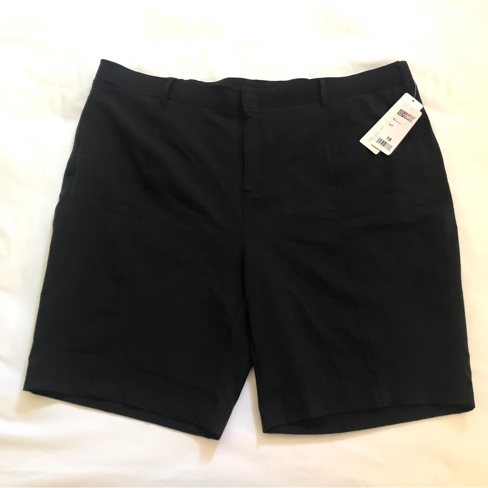 32 Degrees Cool Bermuda Black Shorts Women’s 18 New with Tags Lightweight - Picture 5 of 13